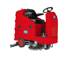 Ride-on scrubbers